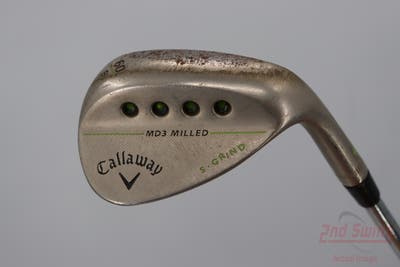 Callaway MD3 Milled Chrome S-Grind Wedge Lob LW 60° 9 Deg Bounce Project X 6.0 Steel Stiff Right Handed 35.5in