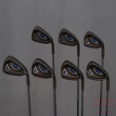 Ping G5 Iron Set 4-PW Stock Steel Shaft Steel Stiff Right Handed Green Dot 37.5in
