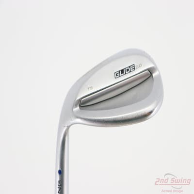 Ping Glide 2.0 Wedge Lob LW 58° 6 Deg Bounce Nippon NS Pro Modus 3 Tour 105 Steel Stiff Left Handed Blue Dot 35.5in