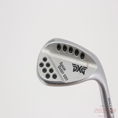 PXG 0311 Sugar Daddy Milled Chrome Wedge Lob LW 58° 7 Deg Bounce UST Recoil Prototype 95 F4 Graphite Stiff Right Handed 34.5in