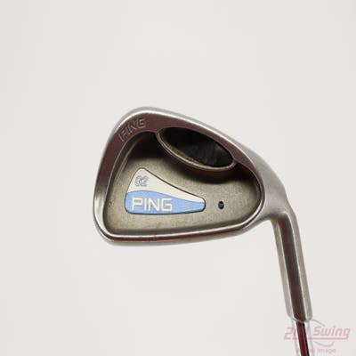 Ping G2 Single Iron 6 Iron Stock Steel Shaft Steel Regular Right Handed Black Dot 37.5in