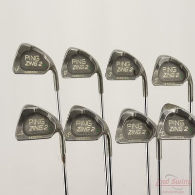 Ping Zing 2 Iron Set 3-PW Stock Steel Shaft Steel Regular Right Handed Green Dot +1/4"