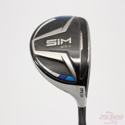 TaylorMade SIM MAX Fairway Wood 3 Wood 3W 15° Fujikura Ventus Blue 5 FW Graphite Senior Right Handed 43.25in