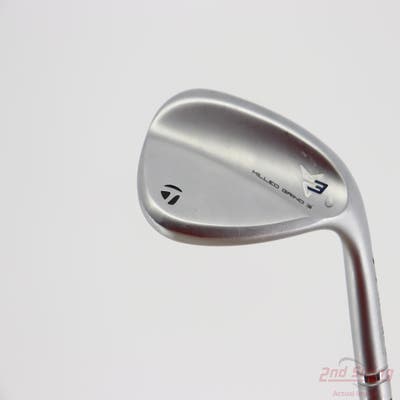 TaylorMade Milled Grind 3 Raw Chrome Wedge Sand SW 56° 12 Deg Bounce SB Dynamic Gold Tour Issue S200 Steel Wedge Flex Right Handed 35.25in