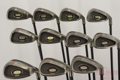 Callaway Big Bertha Tungsten Titanium Iron Set 2-PW SW LW Callaway RCH 96 Graphite Stiff Right Handed +1 3/4"
