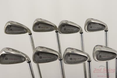 Wilson Staff Deep Red Iron Set 3-PW UST FatShaft Tri-Ply Steel Uniflex Right Handed STD