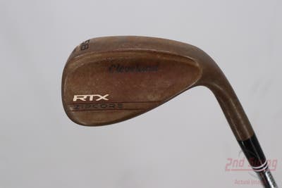 Cleveland RTX ZipCore Raw Wedge Lob LW 58° 10 Deg Bounce Dynamic Gold Spinner TI Steel Wedge Flex Right Handed 35.25in