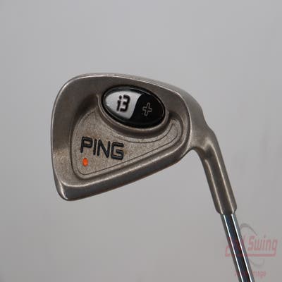 Ping i3 + Single Iron 6 Iron Stock Steel Shaft Steel Stiff Right Handed Orange Dot 37.5in