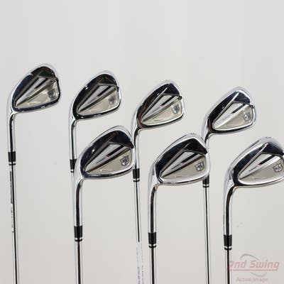 Mint Wilson Staff Dynapwr Forged Iron Set 5-PW GW FST KBS Tour Lite Steel Stiff Left Handed STD