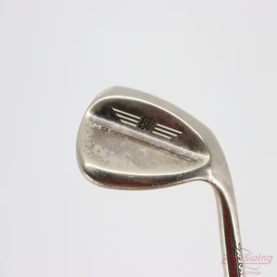 Titleist Vokey SM9 Brushed Steel Wedge Lob LW 60° 8 Deg Bounce M Grind Nippon NS Pro Modus 3 Tour 120 Steel X-Stiff Right Handed 35.0in