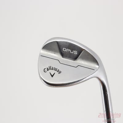 Callaway Opus Platinum Chrome Wedge Gap GW 50° 10 Deg Bounce S Grind Dynamic Gold Mid 115 Wedge Steel Wedge Flex Right Handed 35.5in