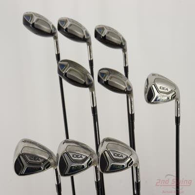 Adams Idea A7 OS Max Iron Set 3-PW GW Grafalloy ProLaunch AXIS Blue Graphite Senior Right Handed +1/2"
