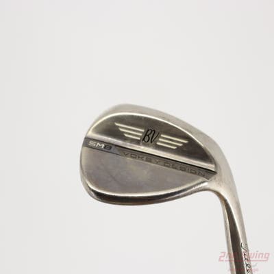 Titleist Vokey SM8 Brushed Steel Wedge Lob LW 58° 8 Deg Bounce M Grind Dynamic Gold AMT X100 Steel X-Stiff Right Handed 35.5in