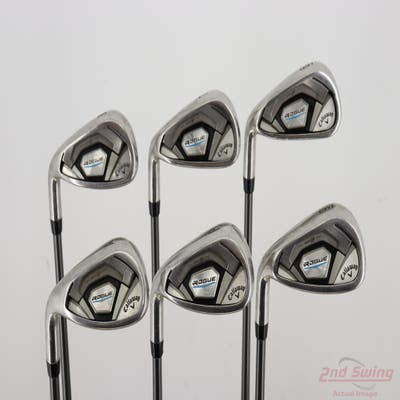 Callaway Rogue Iron Set 6-PW AW Aldila Synergy Blue 50 Graphite Regular Left Handed STD