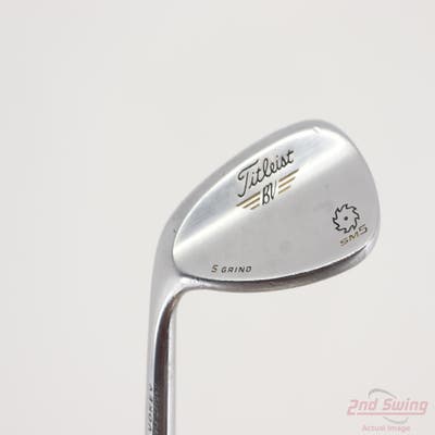 Titleist Vokey Spin Milled SM4 Chrome Wedge Sand SW 56° 10 Deg Bounce S Grind Titleist Vokey BV Steel Wedge Flex Left Handed 35.5in