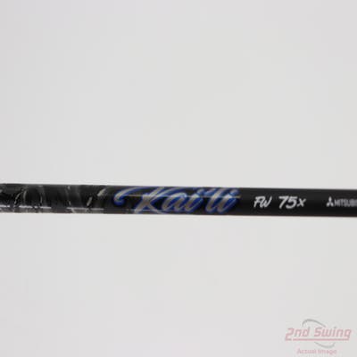 Used W/ TaylorMade RH Adapter Mitsubishi Rayon Kai'li Blue DarkWave 75 Fairway Shaft X-Stiff 41.0in