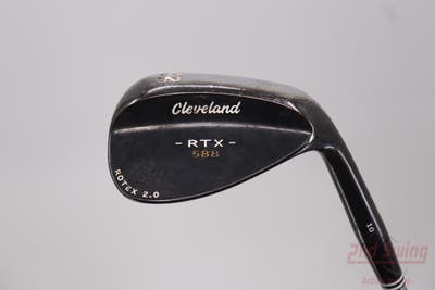Cleveland 588 RTX Custom Black Nickel Wedge Gap GW 52° 10 Deg Bounce True Temper Dynamic Gold Steel Wedge Flex Right Handed 35.25in