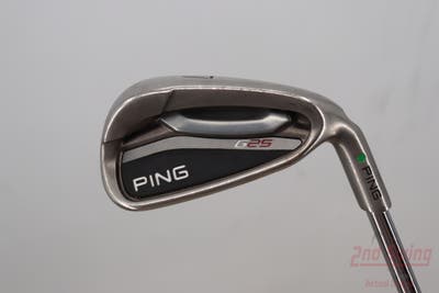 Ping G25 Single Iron 7 Iron Stock Steel Shaft Steel Regular Right Handed Green Dot 37.5in