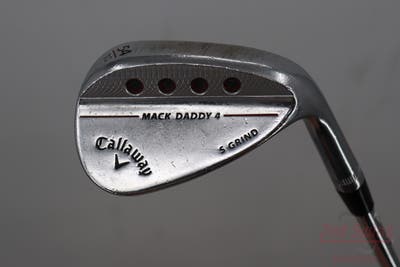 Callaway Mack Daddy 4 Chrome Wedge Sand SW 54° 10 Deg Bounce S Grind Dynamic Gold Tour Issue S200 Steel Stiff Right Handed 35.0in