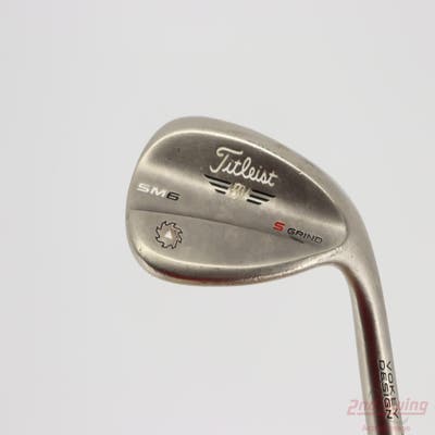 Titleist Vokey SM6 Steel Grey Wedge Lob LW 58° 10 Deg Bounce S Grind SM6 BV Steel Wedge Flex Right Handed 35.25in