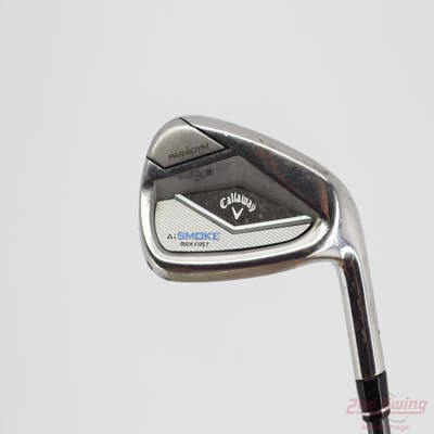 Callaway Paradym Ai Smoke Max Fast Single Iron 8 Iron Aldila Synergy Blue 60 Graphite Regular Right Handed 36.75in