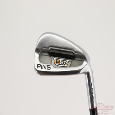Ping S57 Single Iron 7 Iron True Temper Dynamic Gold S300 Steel Stiff Right Handed Blue Dot 37.5in