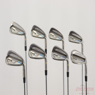 Ping 2015 i Iron Set 3-PW Nippon NS Pro Modus 3 Tour 105 Steel Regular Right Handed Yellow Dot +3/4"