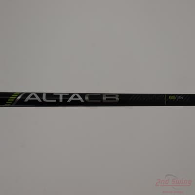 Used W/ Ping RH Adapter Ping ALTA CB 65 Black 65 Fairway Shaft Senior 41.0in