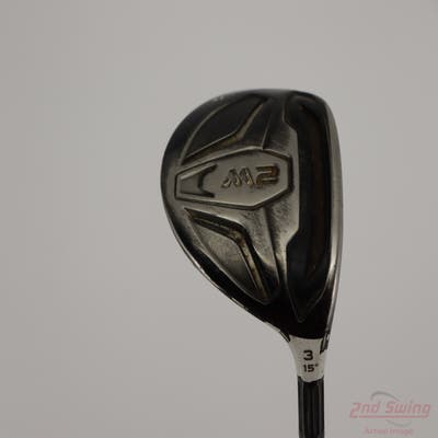 TaylorMade 2016 M2 Fairway Wood 3 Wood 3W 15° UST Mamiya Elements Chrome+ 5 Graphite Stiff Right Handed 43.5in