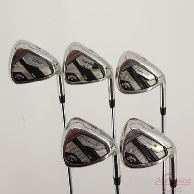 Callaway Mavrik Max Iron Set 6-PW Stock Steel Shaft Steel Uniflex Right Handed -1/4"