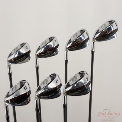 Cobra 2023 T-Rail Iron Set 5-PW AW Cobra Ultralite 45 Graphite Senior Left Handed -3/4"