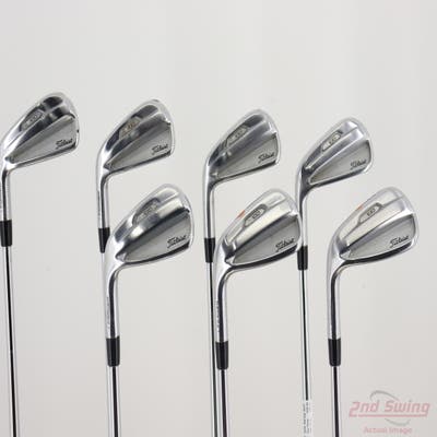 Titleist 2021 T100 Iron Set 4-PW True Temper Dynamic Gold Mid 115 X100 Steel X-Stiff Right Handed +1/4"