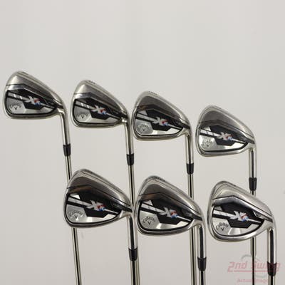 Callaway XR Iron Set 4-PW UST Mamiya Recoil 680 F4 Graphite Stiff Right Handed STD