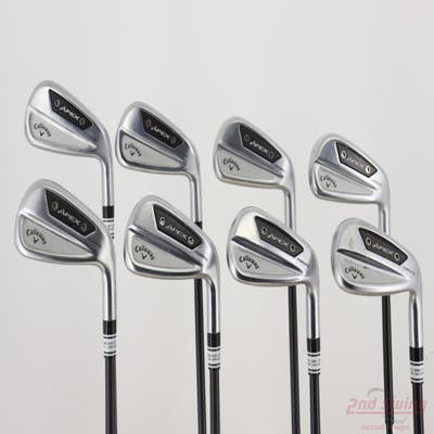 Callaway Apex Ai300 Iron Set 4-PW AW Stock Graphite Shaft Graphite Stiff Right Handed -1/4"