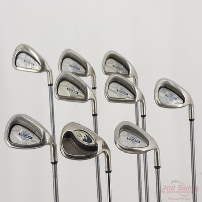 Callaway X-14 Iron Set 3-PW SW Stock Graphite Shaft Graphite Stiff Right Handed +1/2"