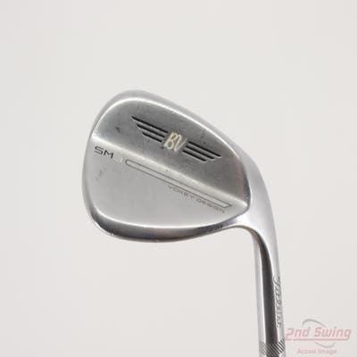Titleist Vokey SM9 Tour Chrome Wedge Sand SW 54° 14 Deg Bounce F Grind Titleist Vokey BV Steel Wedge Flex Right Handed 35.5in