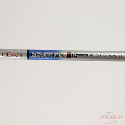 Used W/ Ping RH Adapter Oban Devotion HB High Balance 75 Fairway Shaft Stiff 41.5in