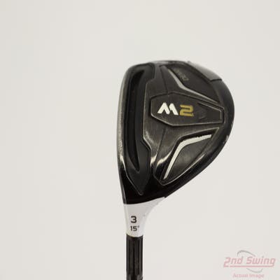 TaylorMade 2016 M2 Fairway Wood 3 Wood 3W 15° Mitsubishi Tensei AV Orange Raw 75 Graphite X-Stiff Left Handed 42.75in