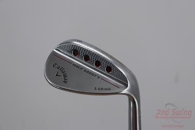 Callaway Mack Daddy 4 Chrome Wedge Sand SW 56° 10 Deg Bounce S Grind Stock Steel Wedge Flex Right Handed 34.75in