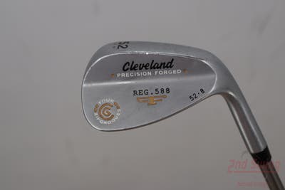 Cleveland 2012 588 Chrome Wedge Gap GW 52° 8 Deg Bounce Cleveland Wedge Graphite Steel Stiff Right Handed 35.5in