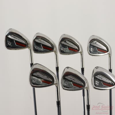 Wilson Staff Dynapwr Iron Set 5-PW GW UST Mamiya Recoil Dart 65H F2 Graphite Senior Right Handed STD