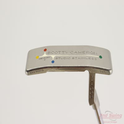 Titleist Scotty Cameron Studio Stainless Newport 2 Putter Steel Right Handed 35.0in