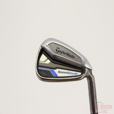 TaylorMade Speedblade Single Iron 6 Iron Stock Steel Shaft Steel Regular Right Handed 38.25in