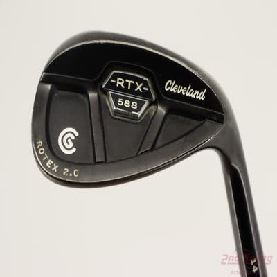 Cleveland 588 RTX 2.0 CB Black Satin Wedge Sand SW 56° 14 Deg Bounce Stock Steel Shaft Steel Wedge Flex Right Handed 35.75in