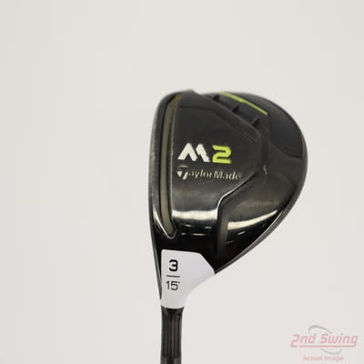 TaylorMade 2019 M2 Fairway Wood 3 Wood 3W 15° Aldila Rogue Silver 110 MSI 70 Graphite Stiff Left Handed 43.25in
