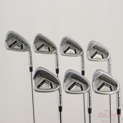 Ping I25 Iron Set 4-PW Ping CFS Steel Stiff Right Handed Black Dot +1/4"