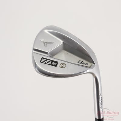 Mizuno S23 Satin Chrome Wedge Lob LW 58° 8 Deg Bounce C Grind FST KBS Hi-Rev 2.0 115 Steel Wedge Flex Right Handed 34.5in