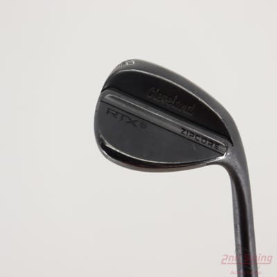 Cleveland RTX 6 ZipCore Black Satin Wedge Lob LW 60° 10 Deg Bounce Mid Dynamic Gold Spinner TI Steel Wedge Flex Right Handed 35.25in