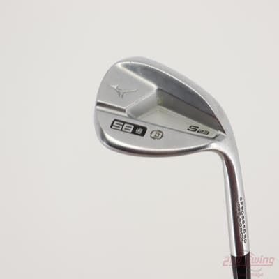 Mizuno S23 Satin Chrome Wedge Lob LW 58° 12 Deg Bounce D Grind FST KBS Hi-Rev 2.0 115 Steel Stiff Right Handed 35.5in