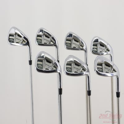 Callaway Rogue Pro Iron Set 5-PW AW FST KBS Tour C-Taper 120 Steel Stiff Right Handed +1/2"